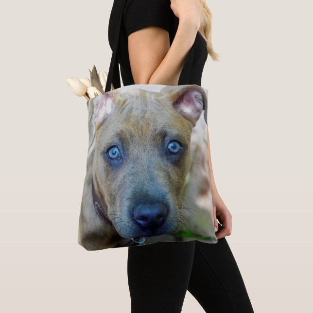 Brindle Pit Bull Puppy von Shirley Taylor (Von Nahem)