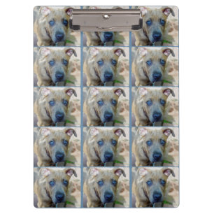 Brindle Pit Bull Puppy von Shirley Taylor Klemmbrett