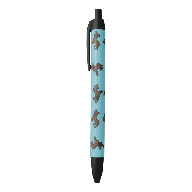 Brindle Staffordshire Bull Terrier Pattern Kugelschreiber (Oberseite (Vertikal))