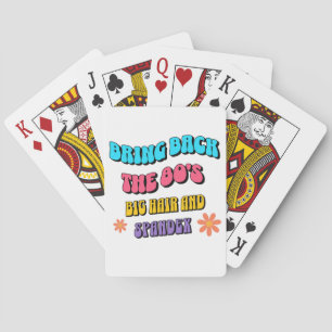 Bring Back die 80er Spielkarten