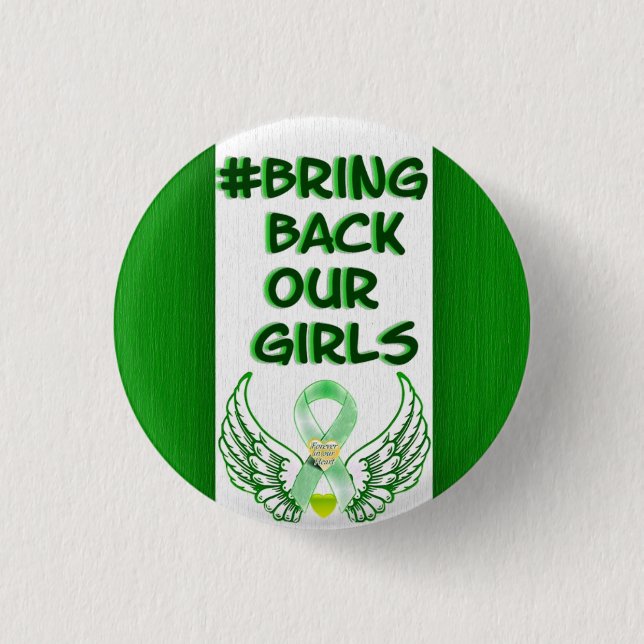 #Bring back our Girls - Nigeria_ Button (Vorderseite)