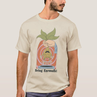 "Bring Earmuffs!" schreiende Mandrake-Grafik T-Shirt