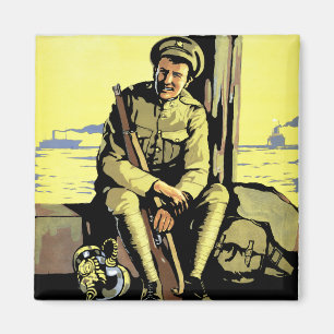 Bring ihm Zuhause mit dem Siegeskredit Magnet