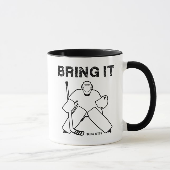 Bring it Hockey Goalie Tasse (Rechts)