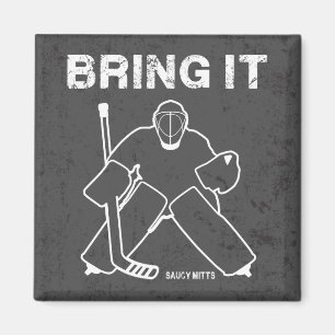 Bring It Hockey Torwart Magnet