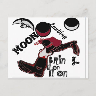 Bring It On – Fröhliche Weihnachten & Weltraum-Mas Postkarte
