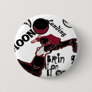 Bring It On – Fröhlicher Weihnachten- und Weltraum Button