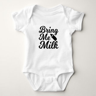 Bring Me Milk Unisex Baby Strampler