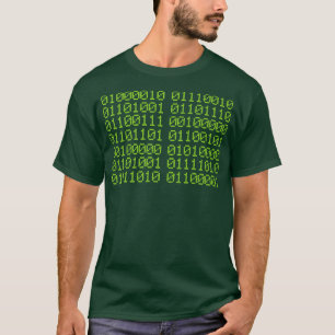 BRING ME PIZZA in Binärkode für Gamer und Programm T-Shirt