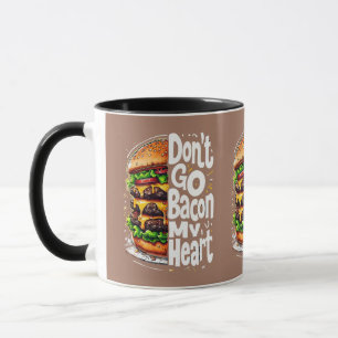 Bring meinem Herzen nicht den Speck - Lustiger Ess Tasse