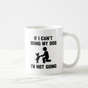 Bring meinen Hund mit Kaffeetasse