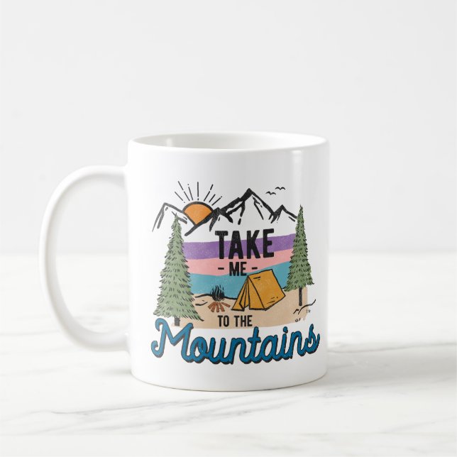Bring mich in die Berge Kaffeetasse (Links)