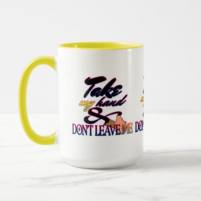 Bring mich in Sicherheit Tasse (Links)