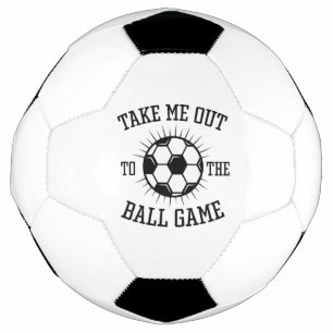 Bring mich raus zum Ballspiel Fußball