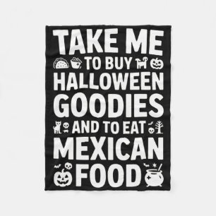 Bring mich, um Halloween-Goodies zu kaufen und mex Fleecedecke