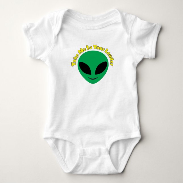 Bring mich zu deinem Anführer Baby Strampler (Vorderseite)