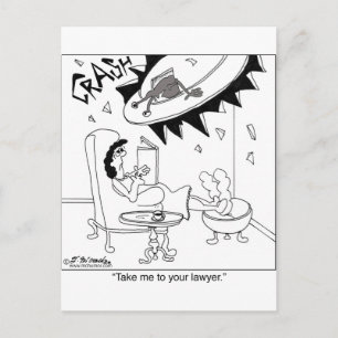 Bring mich zu deinem Anwalt Postkarte