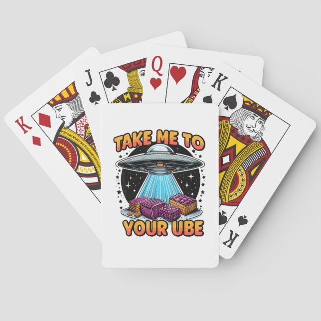 Bring mich zu deiner Ube  Spielkarten (Rückseite)