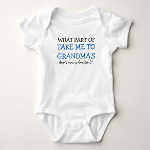Bring mich zu Oma's bestverkauftem Baby-Bodysuit Baby Strampler