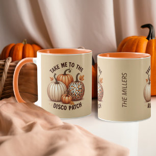 Bring mich zum Disco-Patch Herbstfarben individuel Tasse