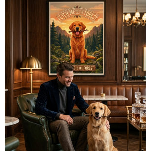 Bring mich zum Golden Retriever Hundeliebhaber im Poster