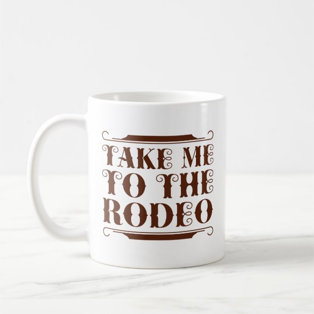 Bring mich zum Rodeo Kaffeetasse (Links)