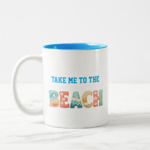 Bring mich zum Strand Becher Zweifarbige Tasse