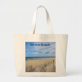 Bring mich zum Strand! Jumbo-Canvas-Bag Jumbo Stoffbeutel