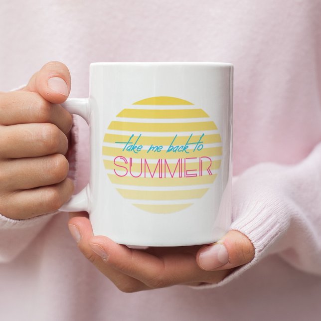 Bring mich zurück in den Sommer Kaffeetasse (Von Creator hochgeladen)