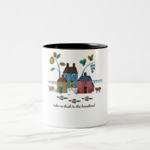 Bring mich zurück ins Heartland Zweifarbige Tasse