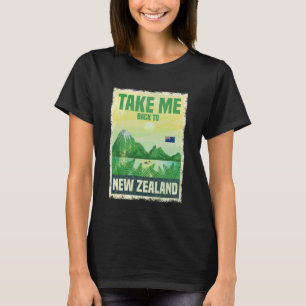 Bring mich zurück zur neuseeländischen Bergfarnsze T-Shirt
