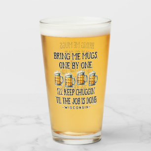 Bring mir Bierkrüge Glas