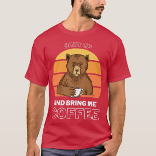 Bring mir Coffee Bar Morning Coffee Drinker Premiu T-Shirt