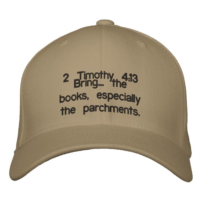 Bring mir die Bücher! Bestickte Baseballkappe (Vorderseite)