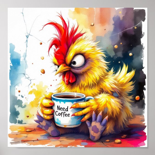 Bring mir jetzt Kaffee! Poster (Vorne)