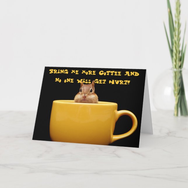 Bring mir noch Kaffee Karte (Vorderseite)