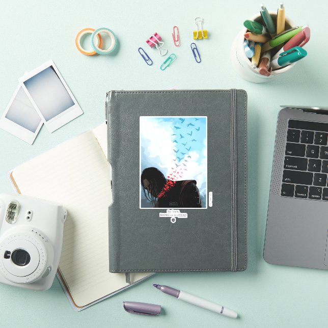 Bring mir seinen Kopf Aufkleber (iPad Hülle)