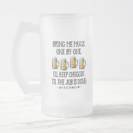 Bring mir Tasse Mattierte Glass-Tasse