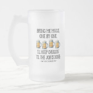 Bring mir Tasse Mattierte Glass-Tasse