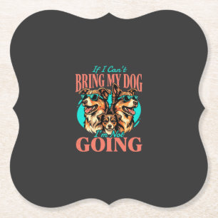 Bring My Dog Retro Hundeliebhaber Untersetzer
