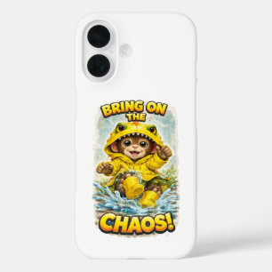 Bring on the Chaos iPhone Case Cute Dino