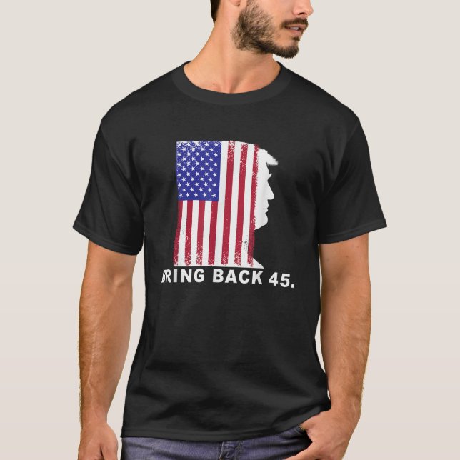 Bringen Sie 45 I Miss Trump Rettete unser Amerika  T-Shirt (Vorderseite)