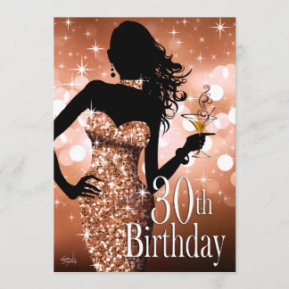 Bringen Sie den Bling-Spargel zum 30. Geburtstag| Einladung