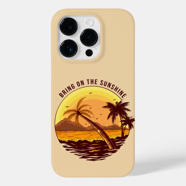 Bringen Sie den Sonnenschein an Case-Mate iPhone Hülle (Rückseite)