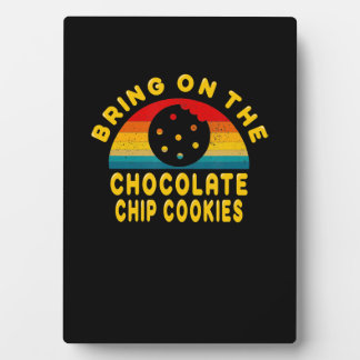 Bringen Sie die Chocolate Chip Cookies an | Vintag Fotoplatte