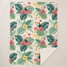 Bringen Sie die Dschungel-Zuhause Sherpadecke