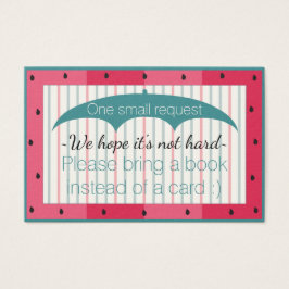 Bringen Sie die Karte "Watermelon" ein oder person