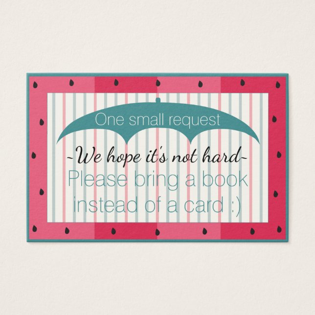 Bringen Sie die Karte "Watermelon" ein oder person (Vorderseite)