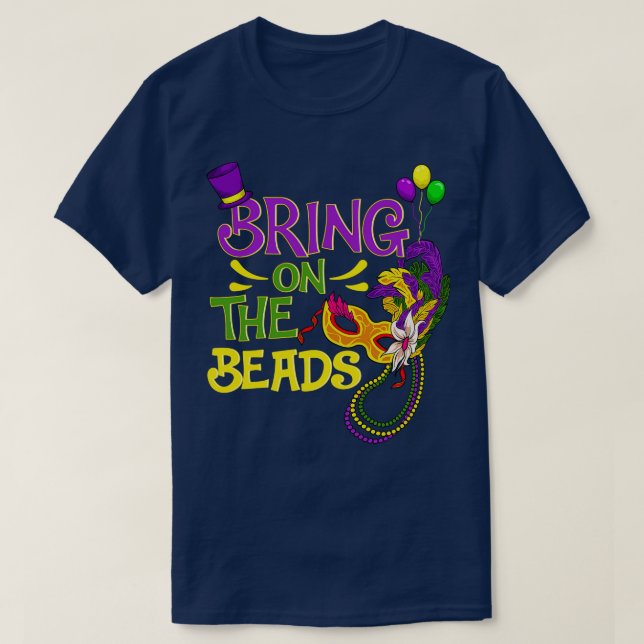 Bringen Sie die Perlen an T-Shirt (Design vorne)