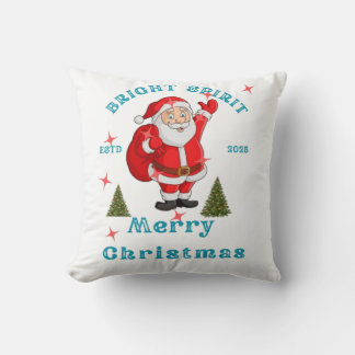 Bringen Sie die Weihnachtsstimmung mit dem Santa-D Kissen
